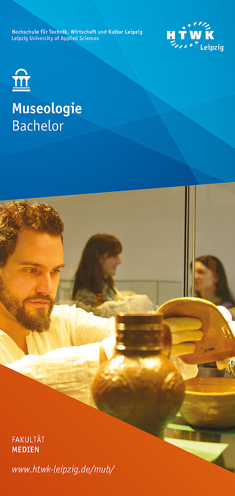 Vorschaubild Studiengangsflyer Museologie Bachelor