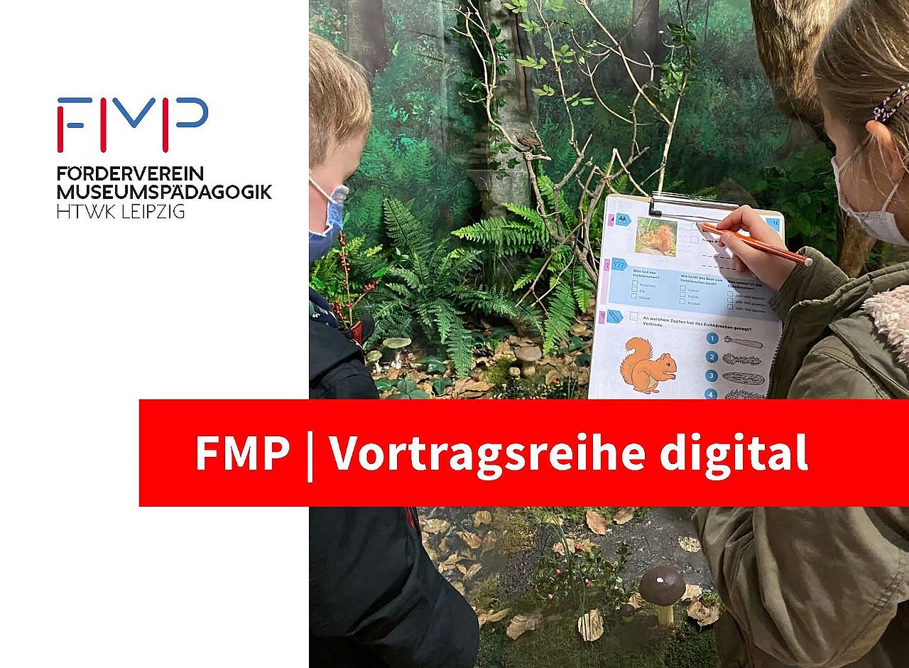 Plakat zur Ankündigung Vortragsreihe FMP digital