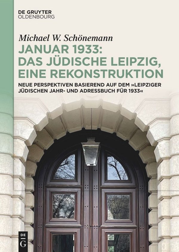 Buchcover Das Buchcover zeigt eine Eingangstür in ein Leipziger Jugendstilhaus