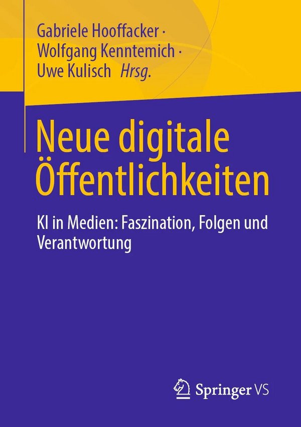 Cover des Tagungsbands „Neue digitale Öffentlichkeiten“, Wiesbaden 2026
