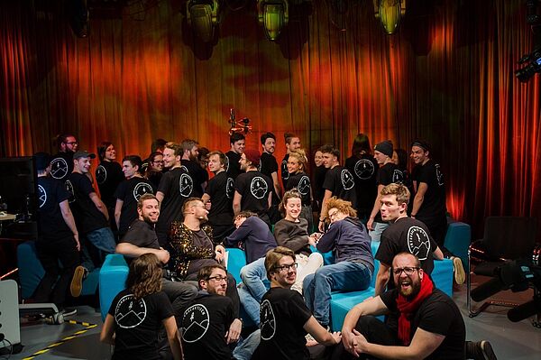 Die Teammitglieder von Intergalaktisch