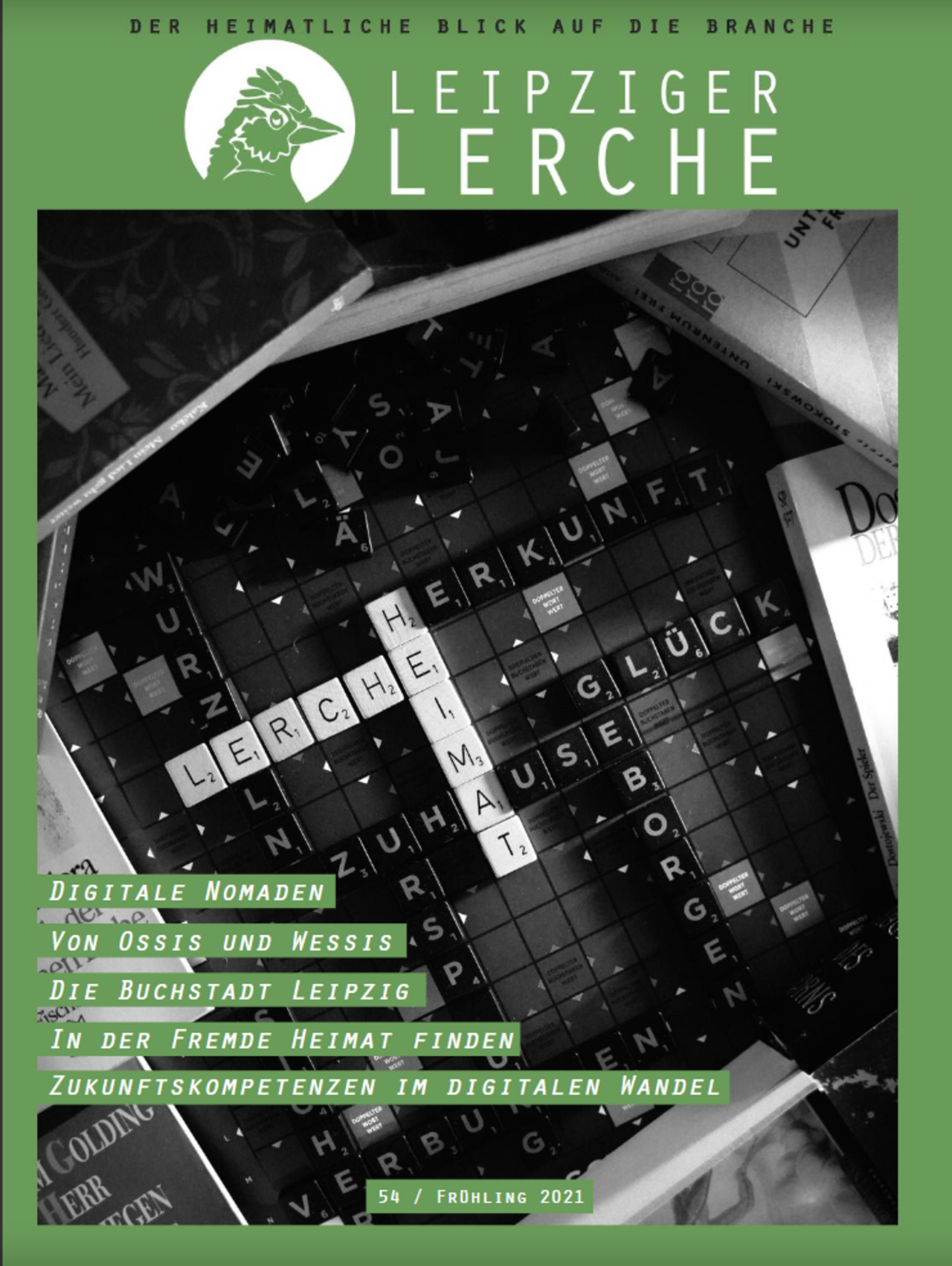 Cover der 54. Ausgabe der Leipziger Lerche