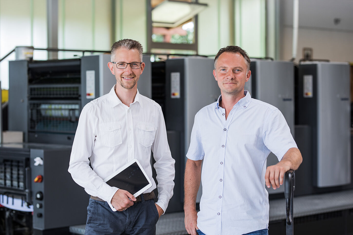 Portraitfoto der Gebrüder Steffen und Thomas Fischer (rechts)