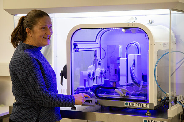 3D-Drucker Professorin an 3D-Drucker