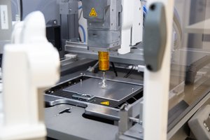 Detailfoto mit Probedruck