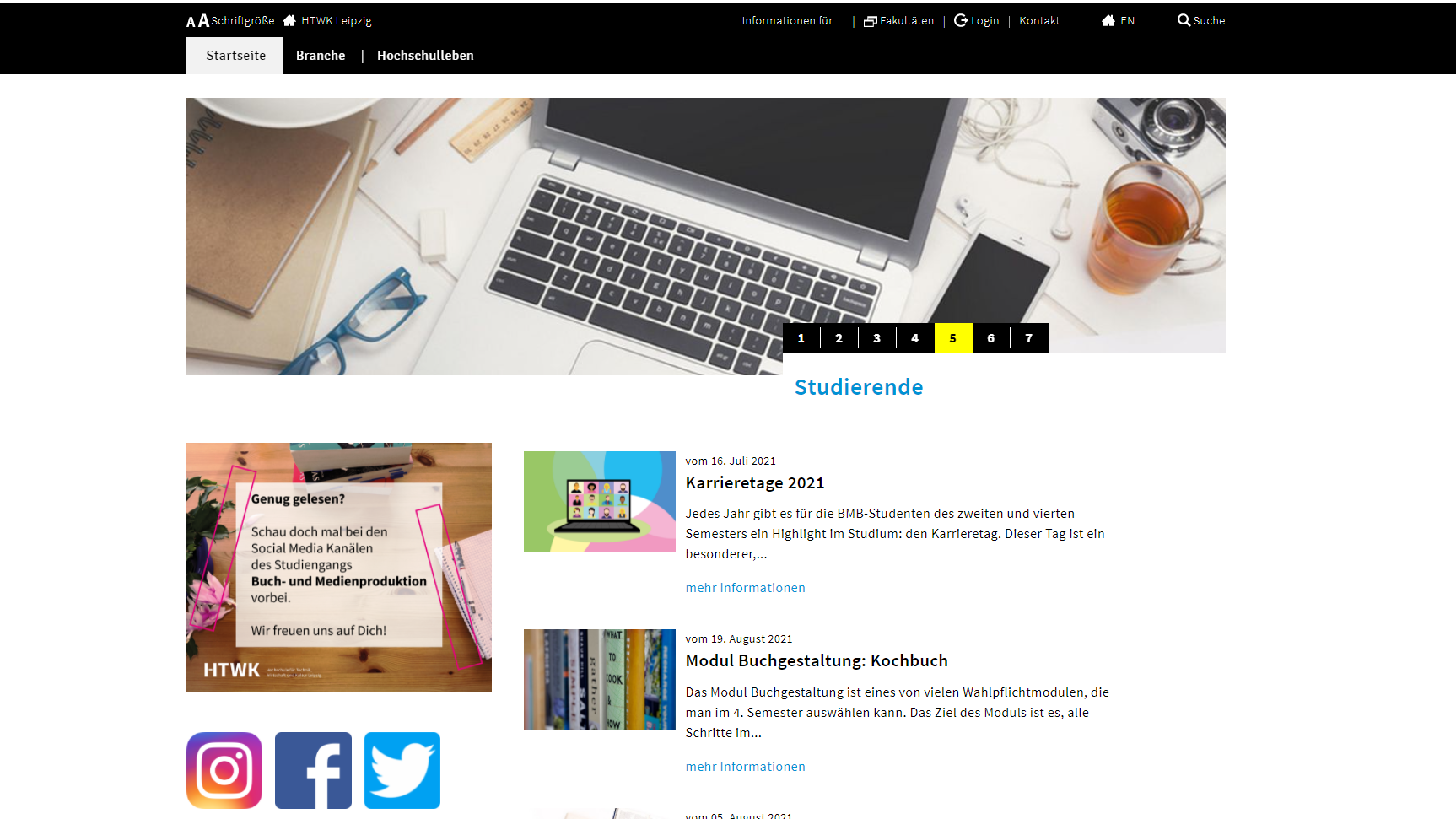 Screenshot der Startseite verlagsherstellung.de