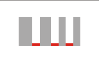 Abbildung einer Grafik zum Druckverfahren Durchdruck.